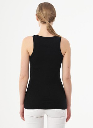 Ribbed Top Organic Cotton Black from Shop Like You Give a Damn