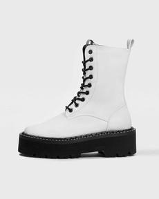 Worker Monster Boots Cactus White via Shop Like You Give a Damn