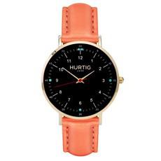 Moderno Watch Gold, Black & Coral via Shop Like You Give a Damn