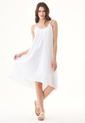 Dress Spaghetti Strap White from Shop Like You Give a Damn