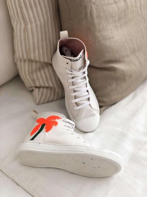 Sneakers La Cream & Red from Shop Like You Give a Damn