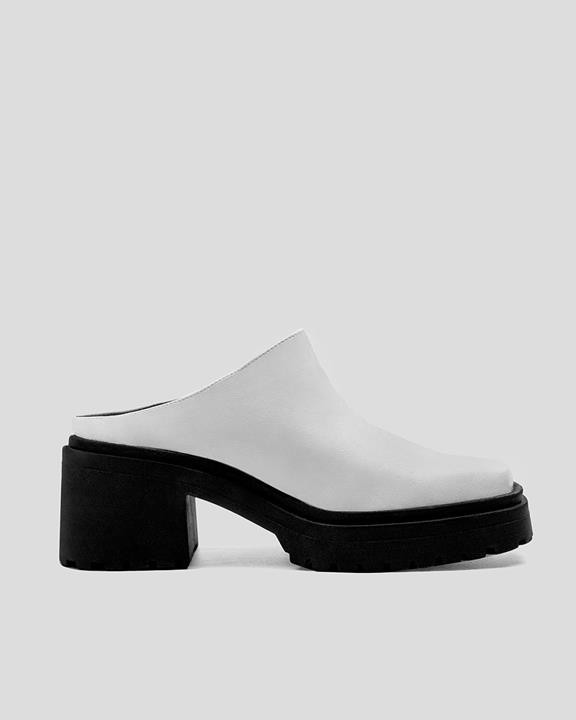 Squared Mule White from Shop Like You Give a Damn
