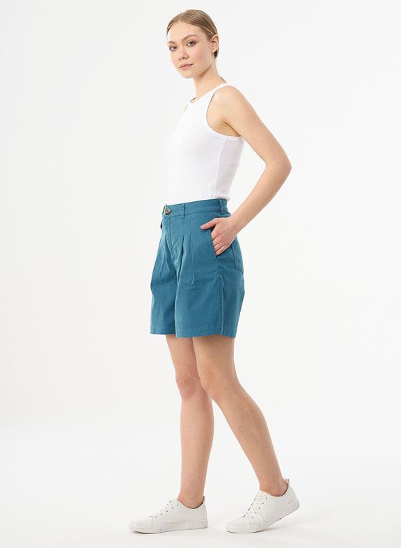 Organic Cotton Shorts Petrol Blue from Shop Like You Give a Damn