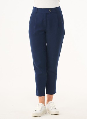 Chino Pants Cropped Navy from Shop Like You Give a Damn