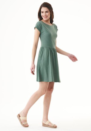 Dress Jersey Slub Green Tea from Shop Like You Give a Damn