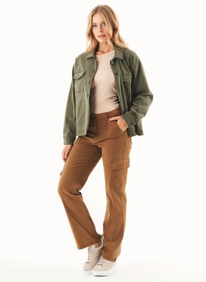 Cargo Pants Tencel Organic Cotton Brown from Shop Like You Give a Damn