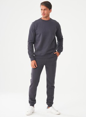 Sweatpants Organic Cotton Asphalt from Shop Like You Give a Damn