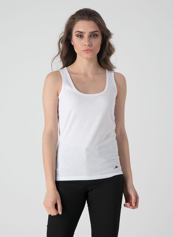 Tank Top White from Shop Like You Give a Damn