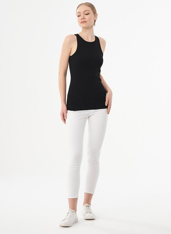 Ribbed Top Organic Cotton Black from Shop Like You Give a Damn