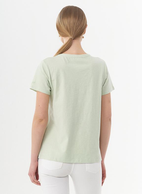 Basic T-Shirt Organic Cotton Sage Green from Shop Like You Give a Damn