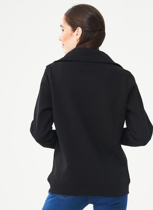 Sweat Jacket Black from Shop Like You Give a Damn