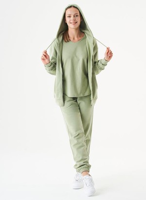 Unisex Zip Up Hoodie Junda Sage from Shop Like You Give a Damn