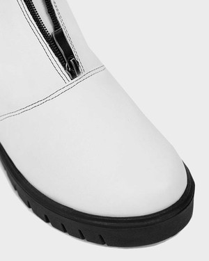 Cyber Boots Cactus Leather White from Shop Like You Give a Damn