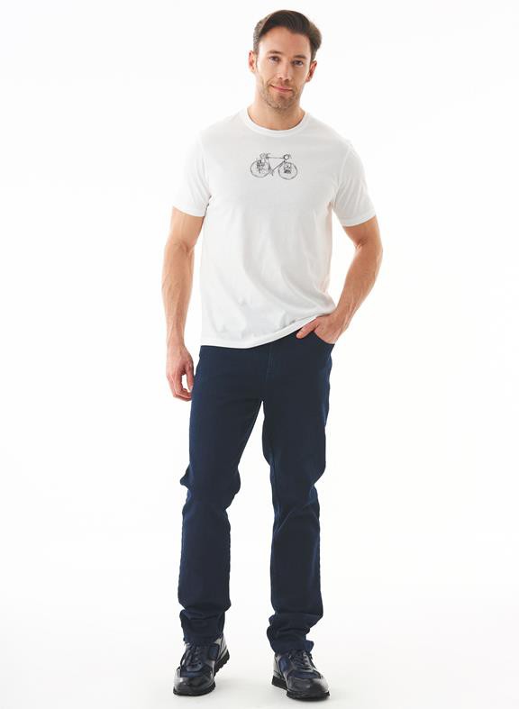 T-Shirt Bio-Katien Bicycle White from Shop Like You Give a Damn