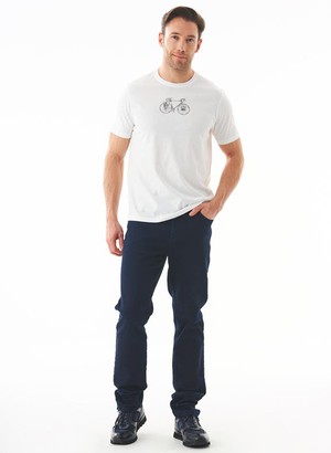 T-Shirt Bio-Katien Bicycle White from Shop Like You Give a Damn