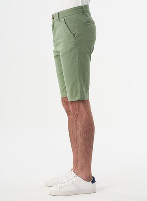 Chino Shorts Organic Cotton Green from Shop Like You Give a Damn