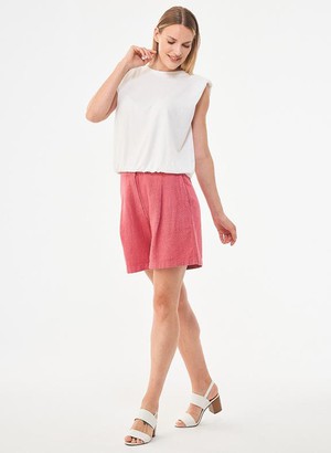 Shorts Pleated Pink from Shop Like You Give a Damn
