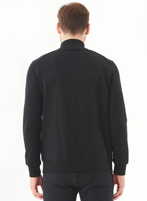 Soft Touch Sweat Jacket Black from Shop Like You Give a Damn