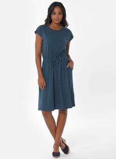 Striped Jersey Dress Navy from Shop Like You Give a Damn