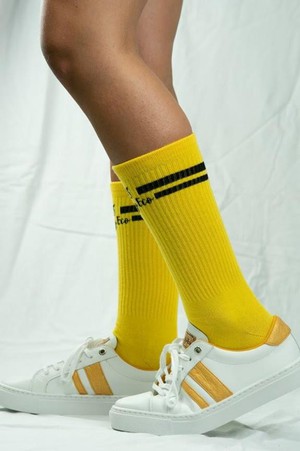 Socks Ame Yellow from Shop Like You Give a Damn