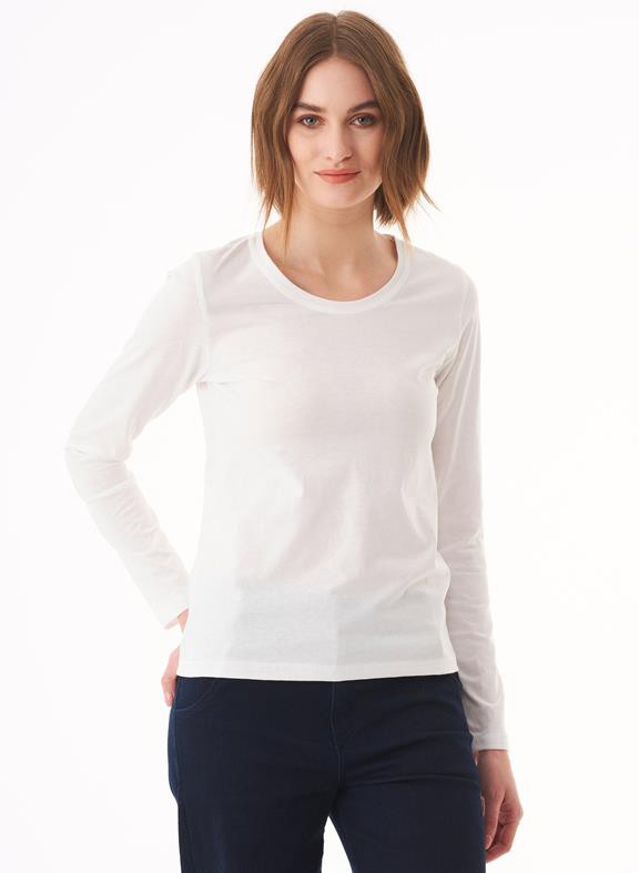 Top Long Sleeves Off-White from Shop Like You Give a Damn