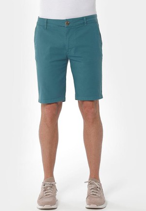 Chino Shorts Slim Petrol Green from Shop Like You Give a Damn