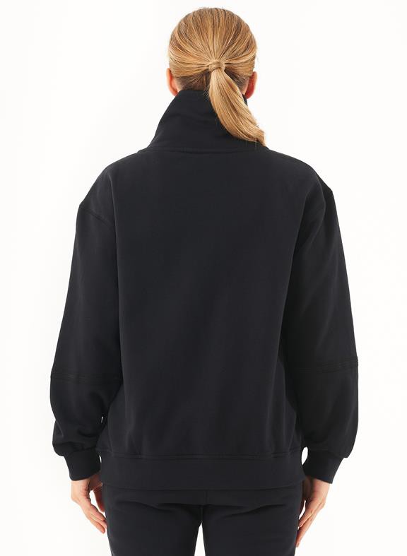 Soft-Touch Sweat Jacket Black from Shop Like You Give a Damn