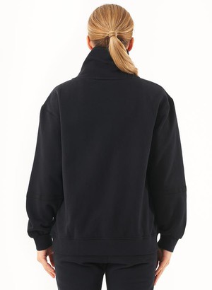 Soft-Touch Sweat Jacket Black from Shop Like You Give a Damn