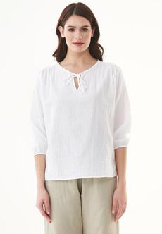 Blouse White via Shop Like You Give a Damn