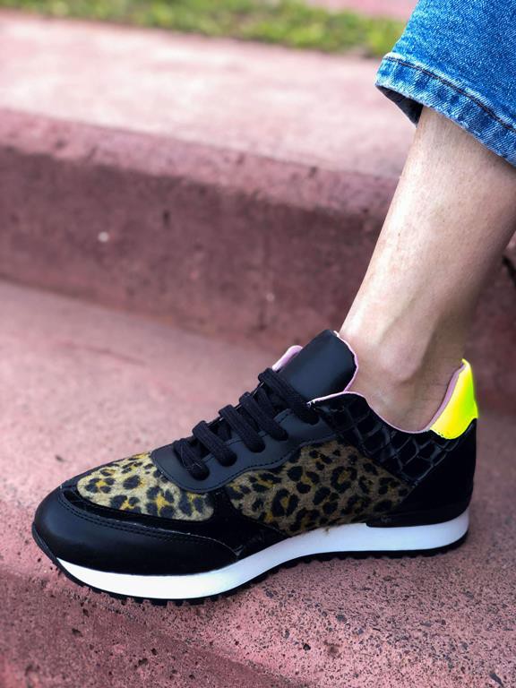 Sneakers Urban Leopard Black from Shop Like You Give a Damn