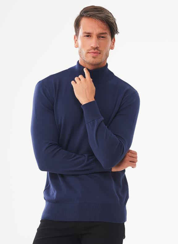 Turtleneck Navy Blue from Shop Like You Give a Damn