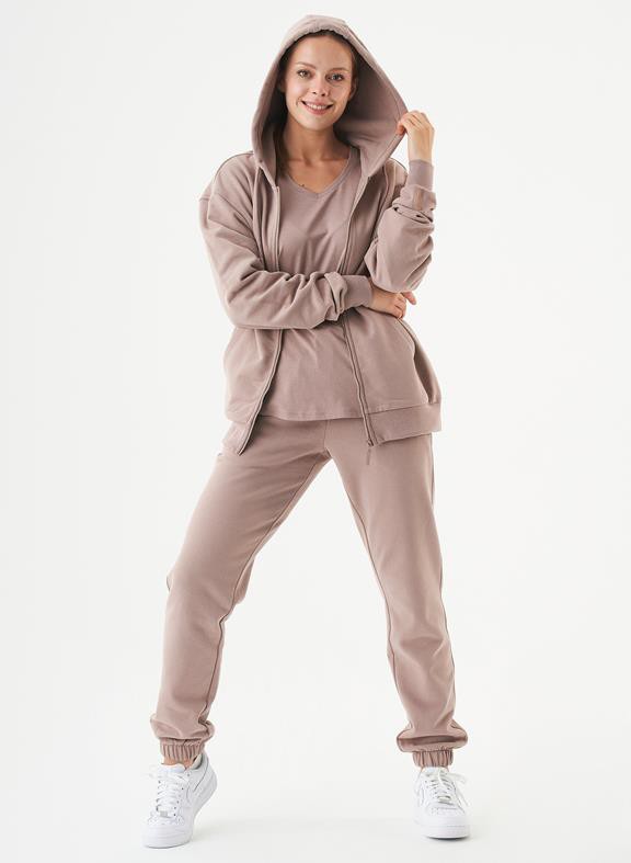 Unisex Zip Up Hoodie Junda Mocha from Shop Like You Give a Damn