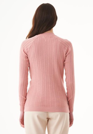 Cardigan With Buttons Dusty Blush from Shop Like You Give a Damn