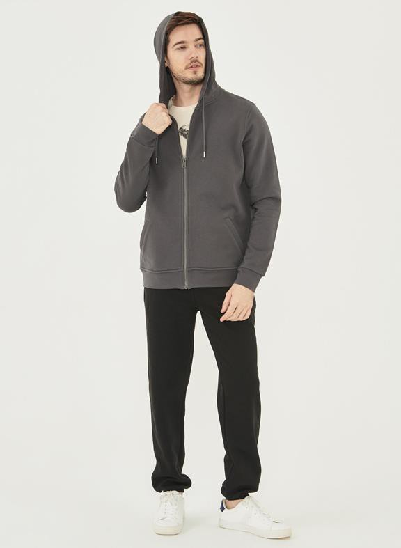 Sweat Jacket Dark Grey from Shop Like You Give a Damn