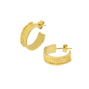 Earrings Chunky Relic Gold Vermeil from Shop Like You Give a Damn