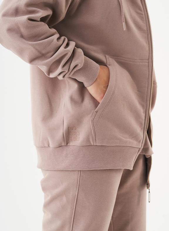 Unisex Zip Up Hoodie Junda Mocha from Shop Like You Give a Damn