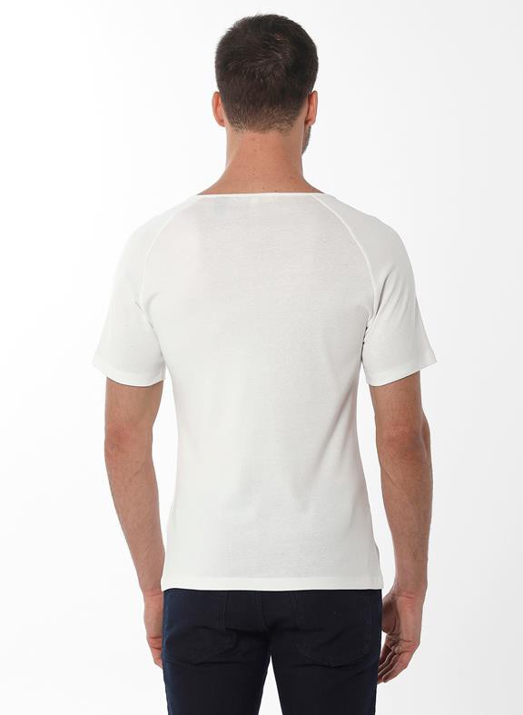 Henley T-Shirt Off White from Shop Like You Give a Damn