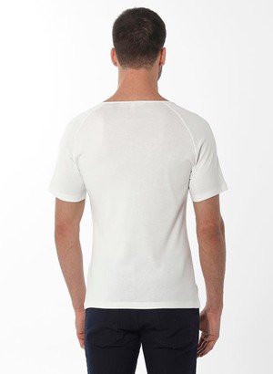 Henley T-Shirt Off White from Shop Like You Give a Damn