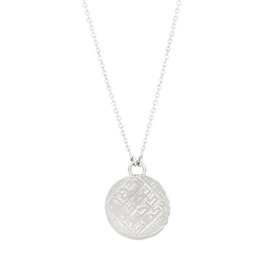 Necklace With Relic Coin Pendant Silver from Shop Like You Give a Damn
