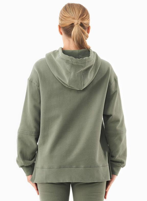Sweat Hoodie Organic Cotton Mid Olive from Shop Like You Give a Damn