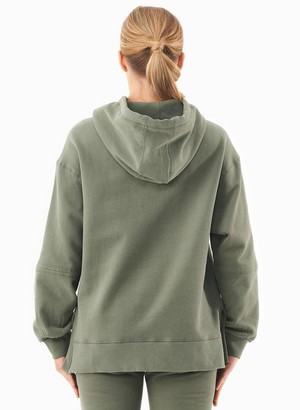 Sweat Hoodie Organic Cotton Mid Olive from Shop Like You Give a Damn