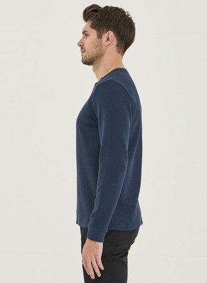 Top Long Sleeves Organic Cotton Navy from Shop Like You Give a Damn