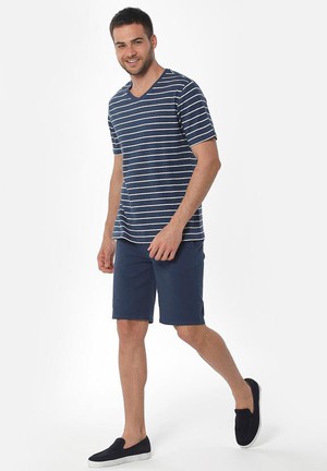 Chino Shorts Navy Blue from Shop Like You Give a Damn