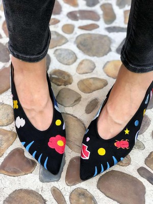 Flats A New Universe Black from Shop Like You Give a Damn