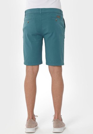 Chino Shorts Slim Petrol Green from Shop Like You Give a Damn