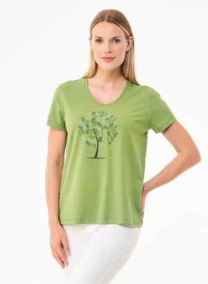 T-Shirt Organic Cotton Green from Shop Like You Give a Damn