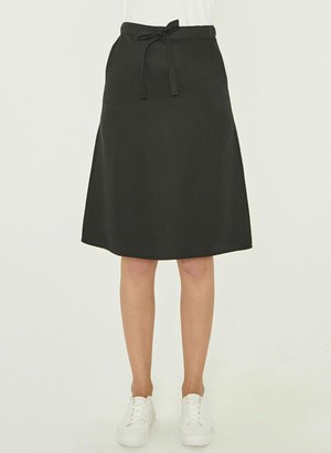 Midi Skirt Tencelâ¢ Black from Shop Like You Give a Damn