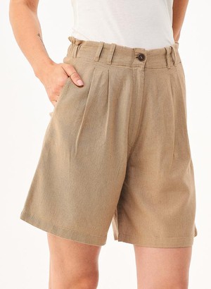Short Wide Hem Beige from Shop Like You Give a Damn