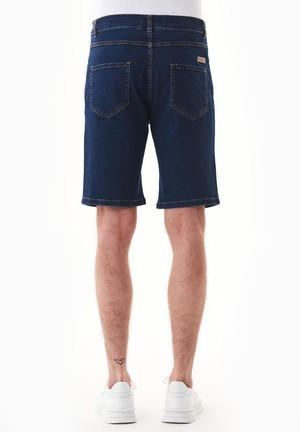 Denim Shorts Mid Blue from Shop Like You Give a Damn
