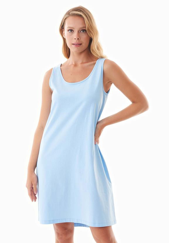 Night Gown Sleeveless Dennis Light Blue from Shop Like You Give a Damn